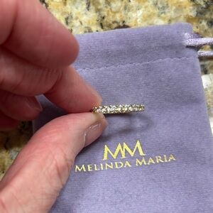 Melinda Maria Gold Plated Eternity Band